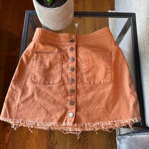 Madewell Button Down Skirt